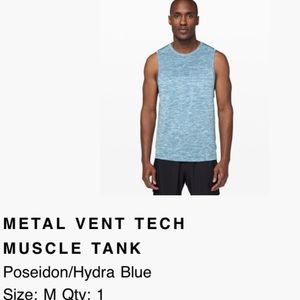 Lululemon Metal Vent Tech Tank NWT
